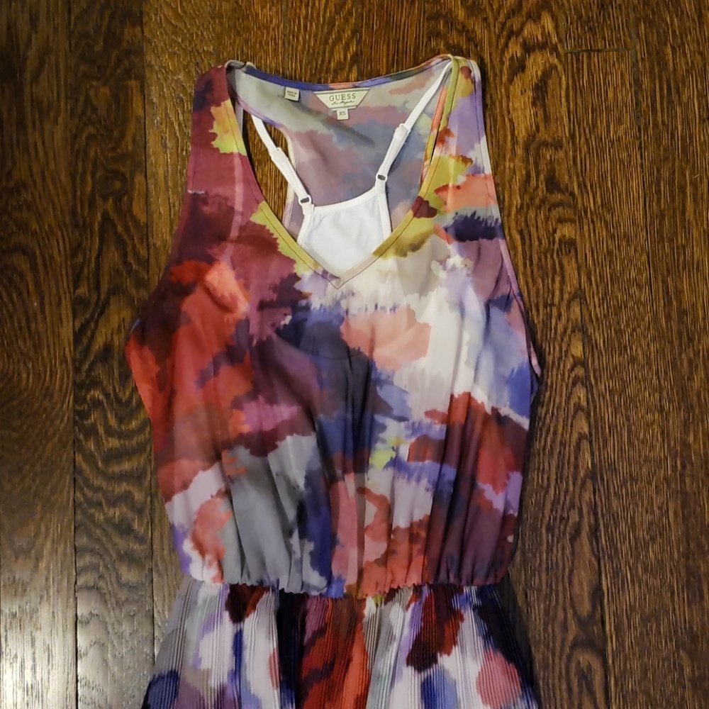 Multi Color High-Low Dress - Picture 2 of 4